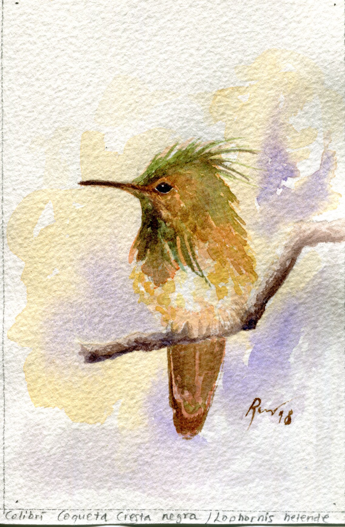 Aquarell- Gemälde